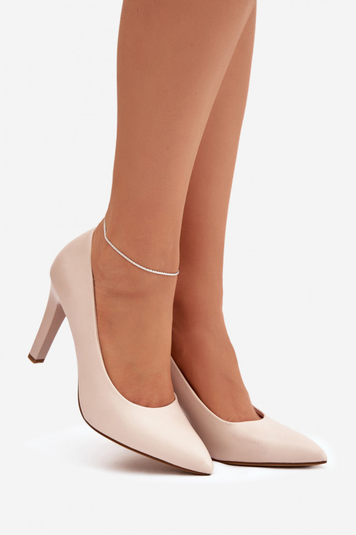 aukštakulniai bateliai Eko   Sergio Leone 1446 dramblio kaulo spalvos