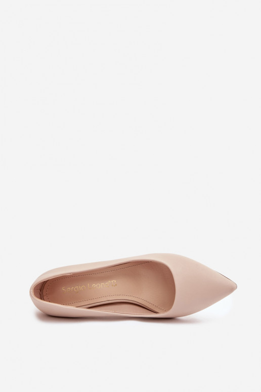 aukštakulniai bateliai Eko   Sergio Leone 1446 dramblio kaulo spalvos