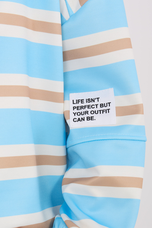 IT megztinis šviesiai mėlynas