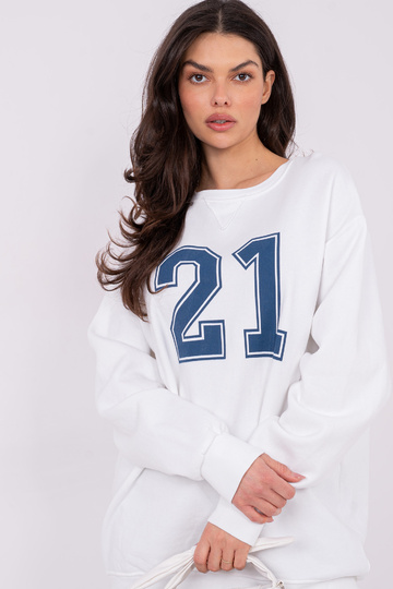 Bluza WT mėlyna ecru