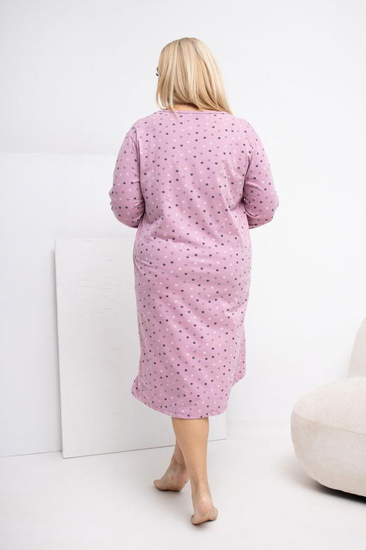 Naktiniai marškiniai tamsiai rožiniai