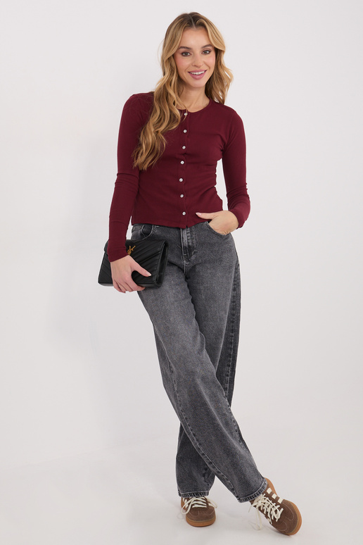 Bordo spalvos palaidinė