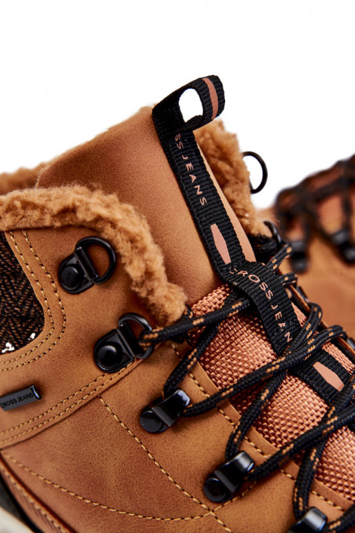  pašiltinti Aulinukai žygio batai Cross  KK1R4021C Camel