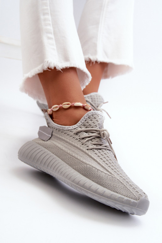  Įsispiriamo modelio sportiniai bateliai  pilkos spalvos Nelmarie