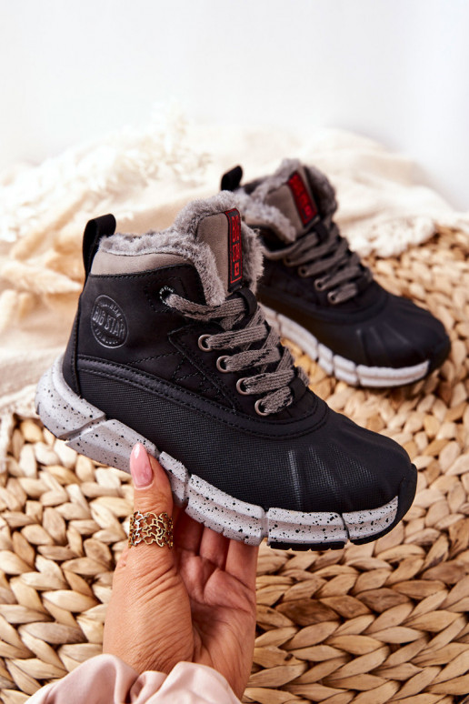 Šilti vaikiški batai Big Star II374074 Juodos spalvos