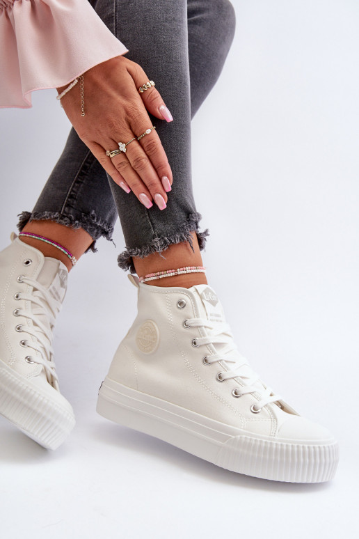 Laisvalaikio bateliai  Lee Cooper LCW-24-02-2132 baltos spalvos