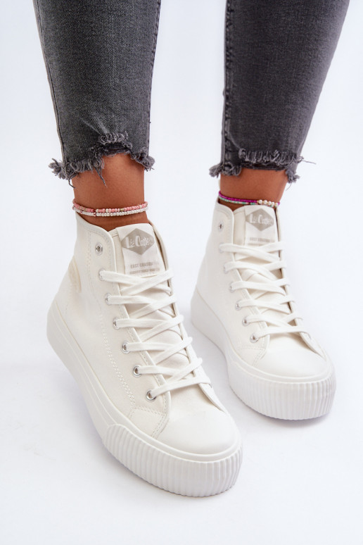 Laisvalaikio bateliai  Lee Cooper LCW-24-02-2132 baltos spalvos