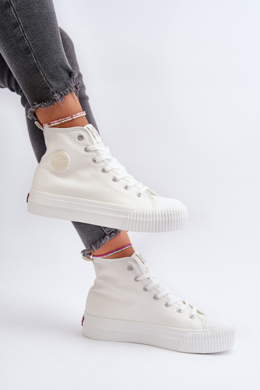 Laisvalaikio bateliai  Lee Cooper LCW-24-02-2132 baltos spalvos