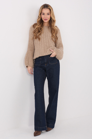 Megztinis tamsiai smėlio...