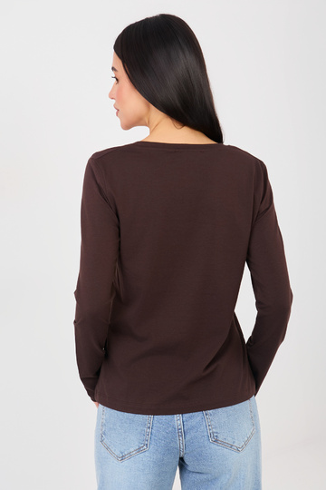 Marškinėliai tamsiai rudi