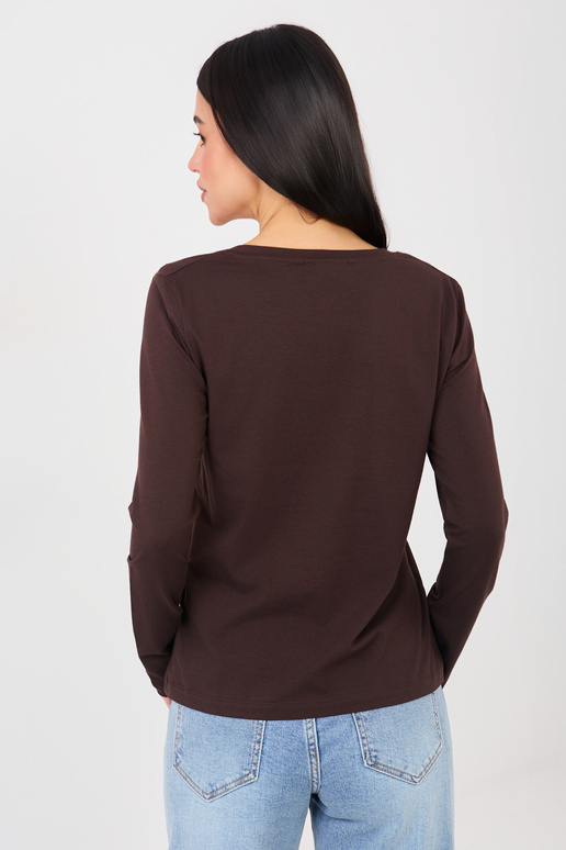 Marškinėliai tamsiai rudi