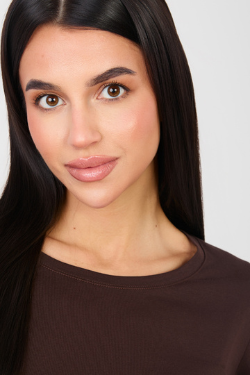 Marškinėliai tamsiai rudi 2