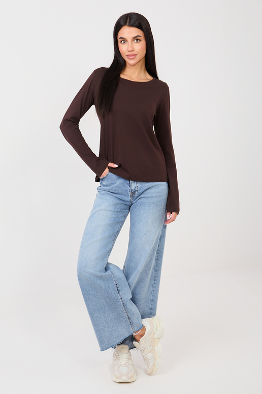 Marškinėliai tamsiai rudi