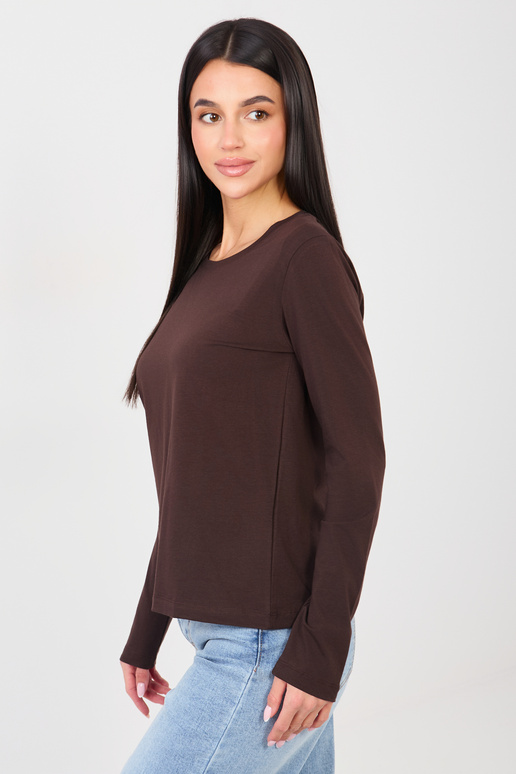 Marškinėliai tamsiai rudi