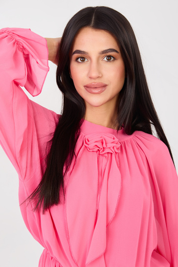 Suknelė tamsiai rožinė 2