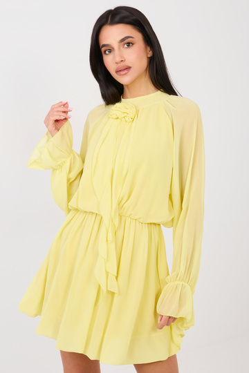 Suknelė šviesiai geltona