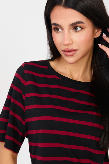 Marškinėliai RV juoda-raudona 2