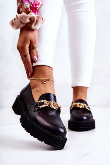  batai aukso spalvos Ozdoba   Laura Messi 2383 Juodos spalvos