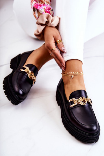  batai aukso spalvos Ozdoba   Laura Messi 2383 Juodos spalvos 2