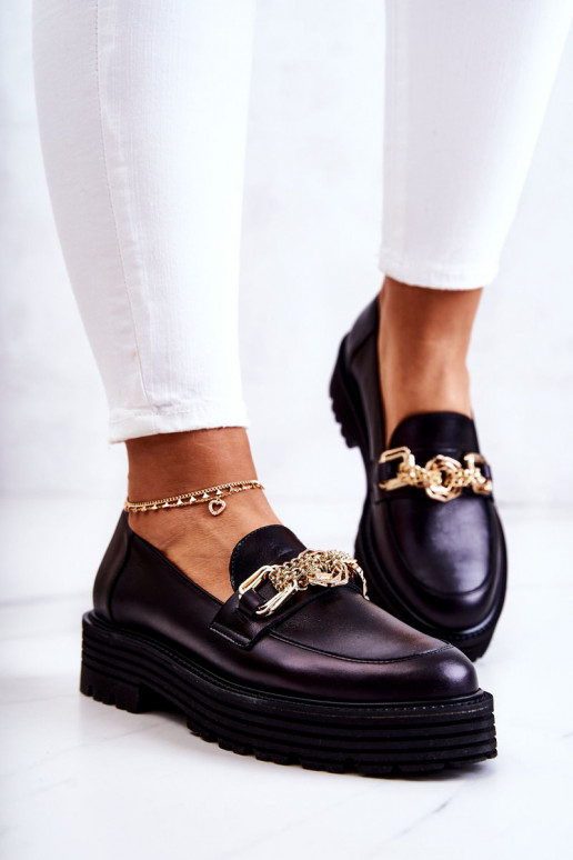  batai aukso spalvos Ozdoba   Laura Messi 2383 Juodos spalvos