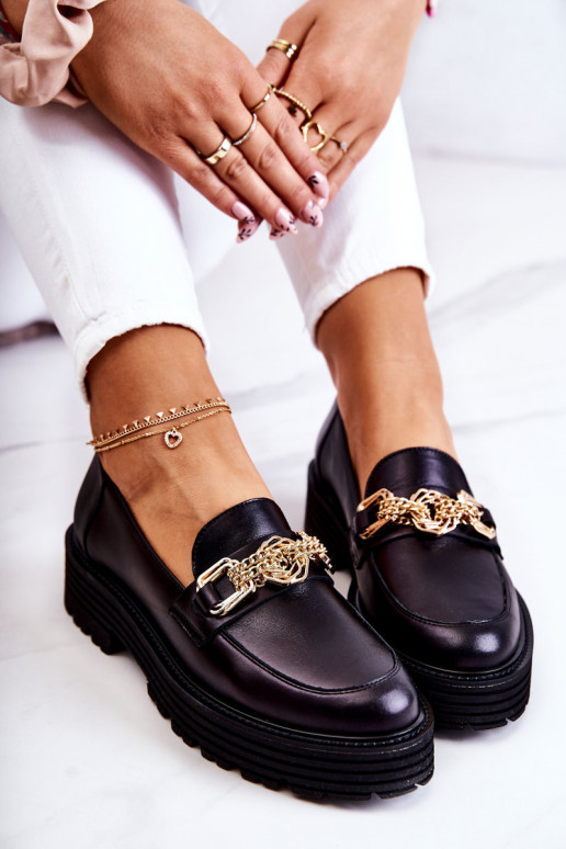  batai aukso spalvos Ozdoba   Laura Messi 2383 Juodos spalvos