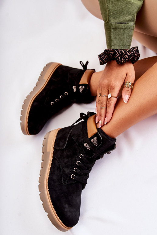 Aulinukai su platforma Juodos spalvos Ressa