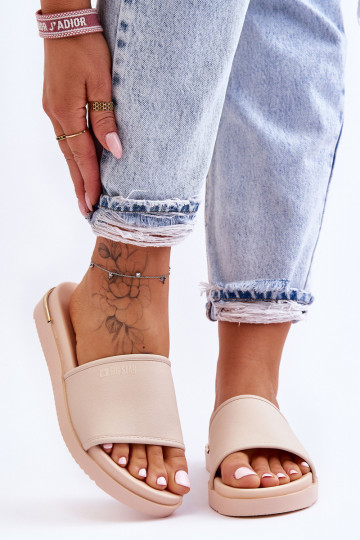  Šlepetės su platforma Big Star LL274933 smėlio spalvos 2