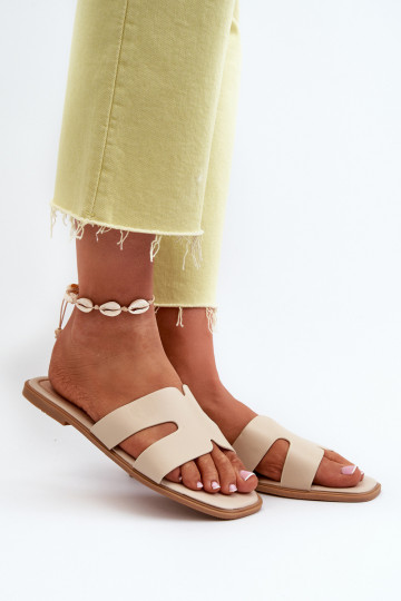  Šlepetės smėlio spalvos Fiviama 2