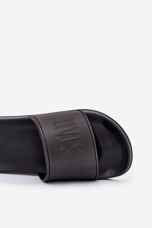 Lengvos šlepetės  Big Star MM174322 Juodos spalvos