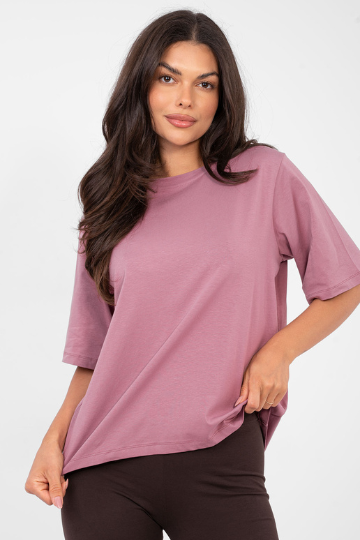 Marškinėliai tamsiai rožiniai