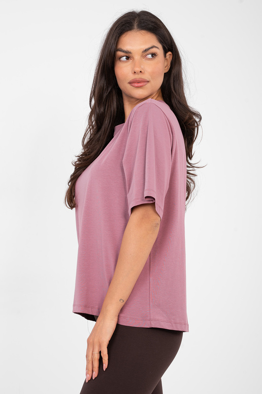 Marškinėliai tamsiai rožiniai