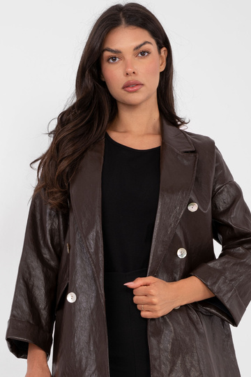 Švarkas IT tamsiai rudas