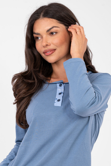 Pižama pilkai mėlyna