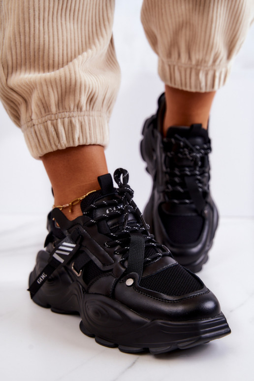 sportiniai bateliai  modelio batai GOE JJ2N4083 Juodos spalvos