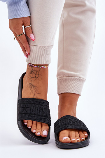  Madingos šlepetės Big Star LL274A158 Juodos spalvos 2