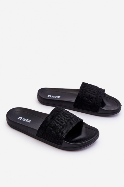  Madingos šlepetės Big Star LL274A158 Juodos spalvos