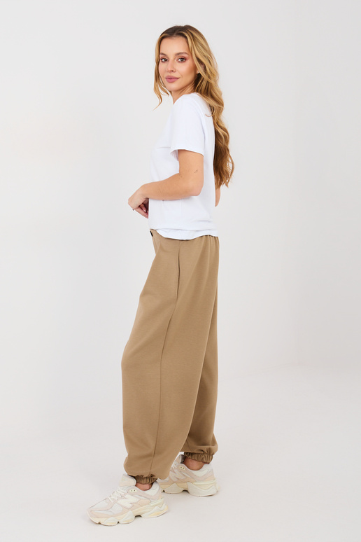 Kelnės IT tamsiai smėlio spalvos