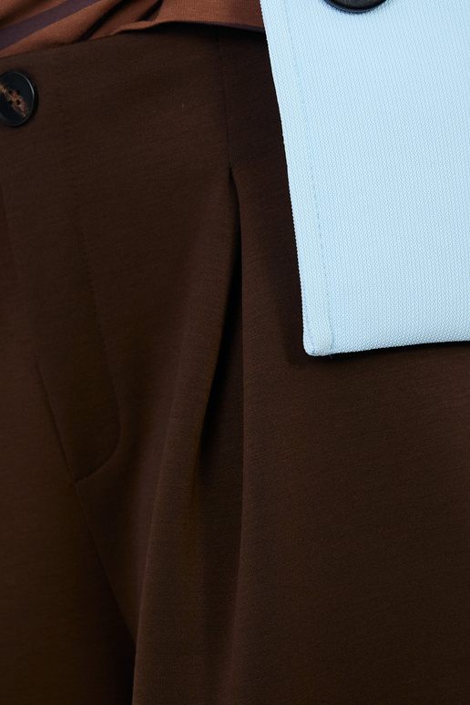 Kelnės IT SP tamsiai rudos spalvos