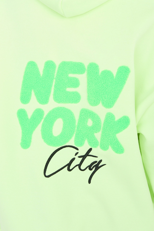 Fluorescencinės žalios spalvos bliuzonas