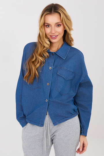 Marškiniai IT mėlyni 2