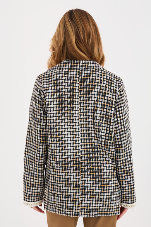 Švarkas juodai geltonas