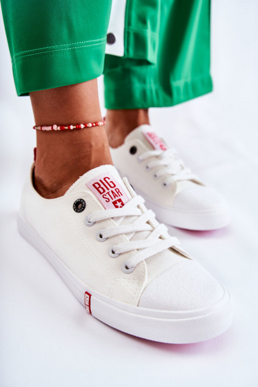 Moteriški batai Big Star FF274087 Baltos-raudonos spalvos