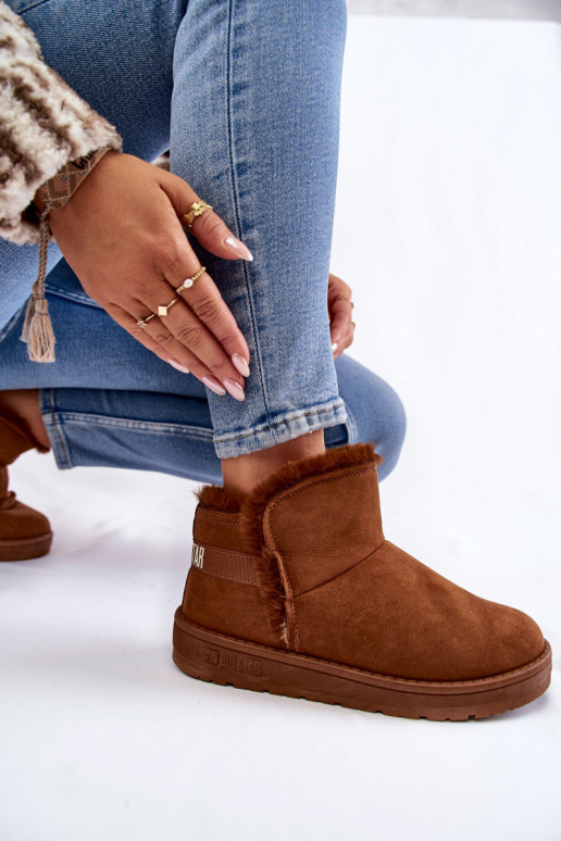  Aulinukai sniego batai Big Star KK274620 rudos spalvos