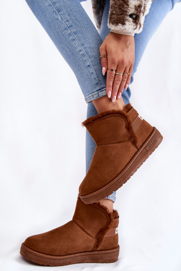  Aulinukai sniego batai Big Star KK274620 rudos spalvos 2