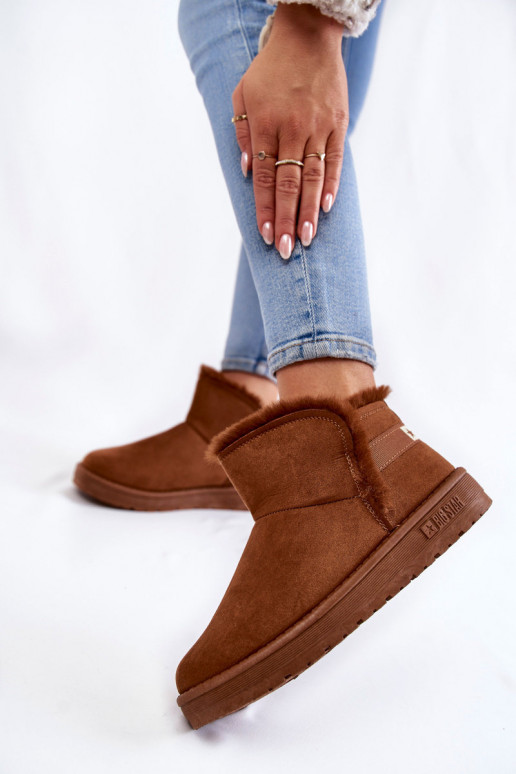  Aulinukai sniego batai Big Star KK274620 rudos spalvos