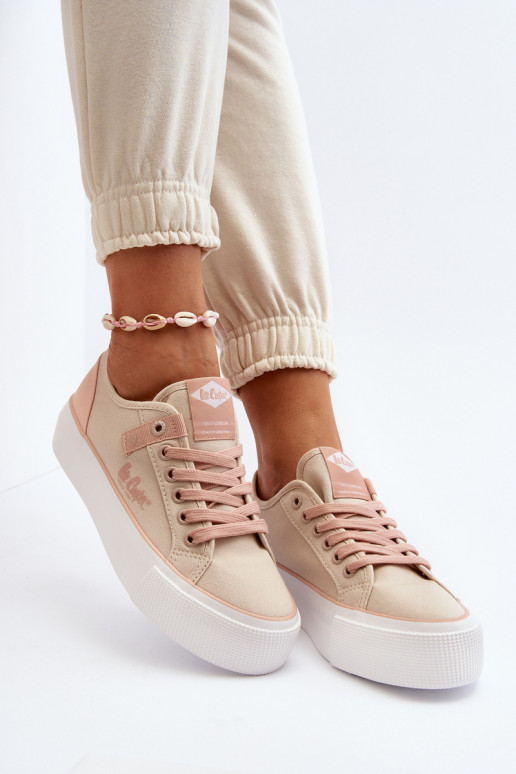  Laisvalaikio bateliai Lee Cooper LCW-24-31-2196 smėlio spalvos