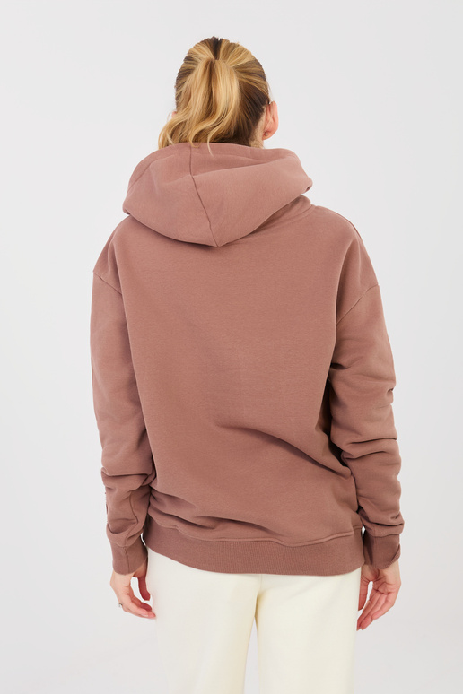 Ruda palaidinė su užtrauktuku