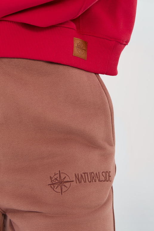 Sportinės kelnės rudos spalvos