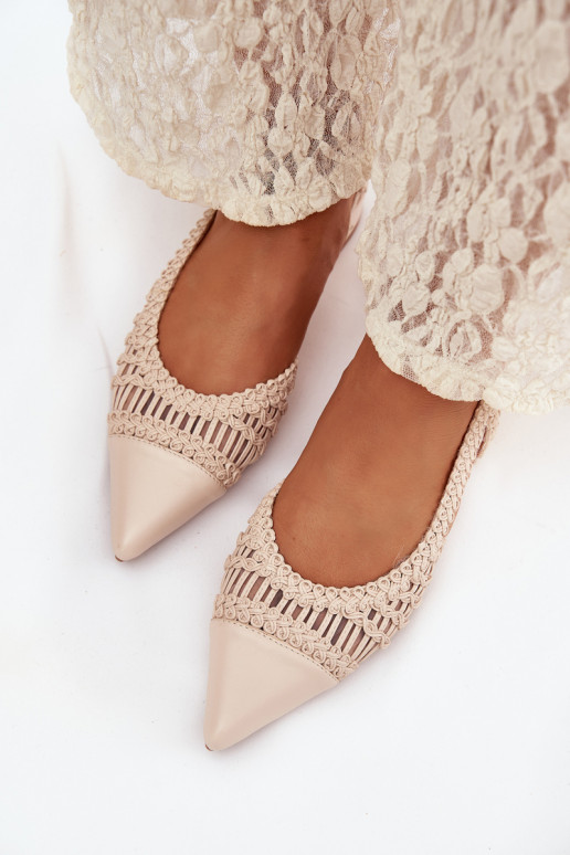 Moteriškos basutės   dramblio kaulo spalvos Nivorra