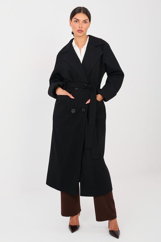 Paltas juodos spalvos